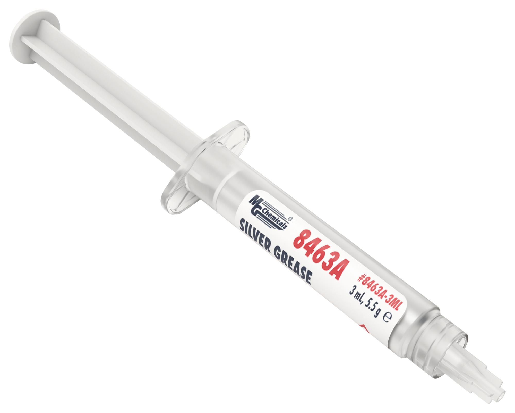 MG Chemicals 8463A-3Ml Silver Conductive Grease, Syringe, 3Ml