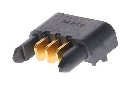 Molex/partner Stock 46437-9303 Rect Pwr Connector, R/a Plug, 3Pos, Press Fit