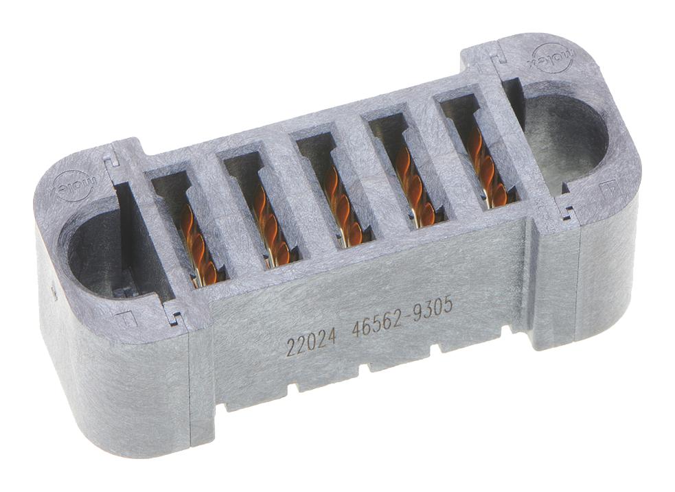 Molex/partner Stock 46562-9305 Rect Pwr Connector, Rcpt, 5Pos, Press Fit