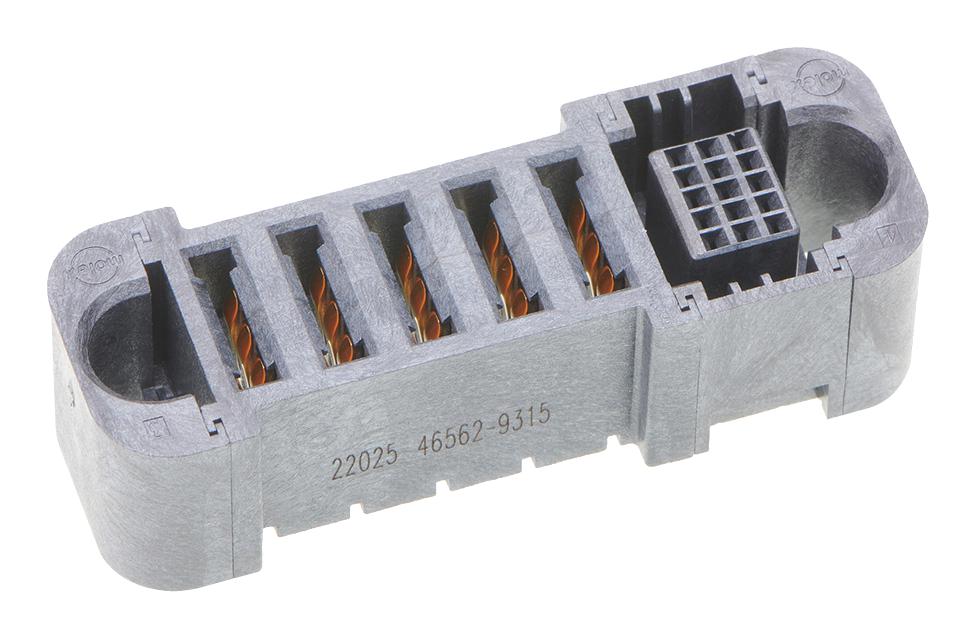 Molex/partner Stock 46562-9315 Rect Pwr Connector, Rcpt, 20Pos, Press Fit