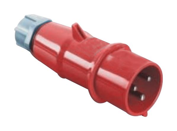 Multicomp Pro Mp011054 Power Connector, Plug, 3P+E, 32A, Red