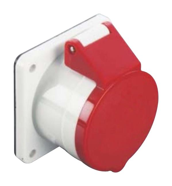 Multicomp Pro Mp011049 Power Connector, Socket, 3P+N+E, 16A, Red/wht