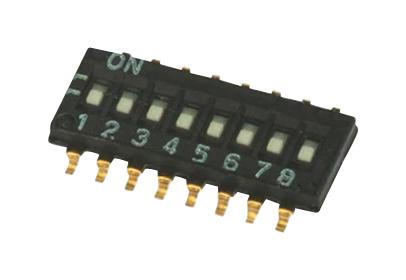 Grayhill 97C04St Dip Sw, 4Ckt, Spst-Nc, 0.025A, 24V, Smd