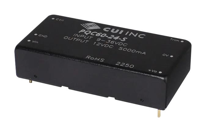 Cui Pqc60-24-S15 Dc-Dc Converter, 15V, 4A