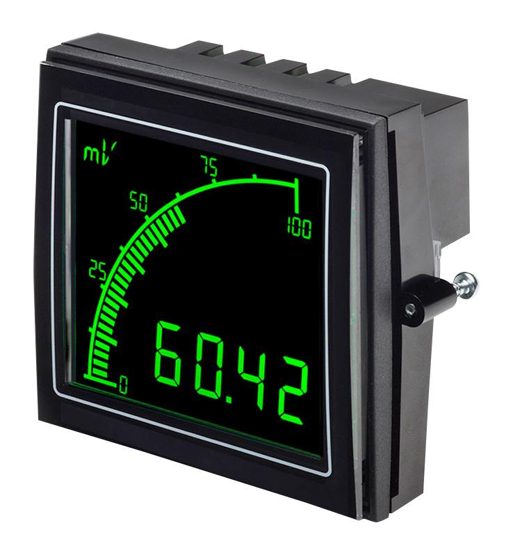 Trumeter Apm-Micro-Ano Panel Meter, 4Digit, 200Ua, Negative Lcd