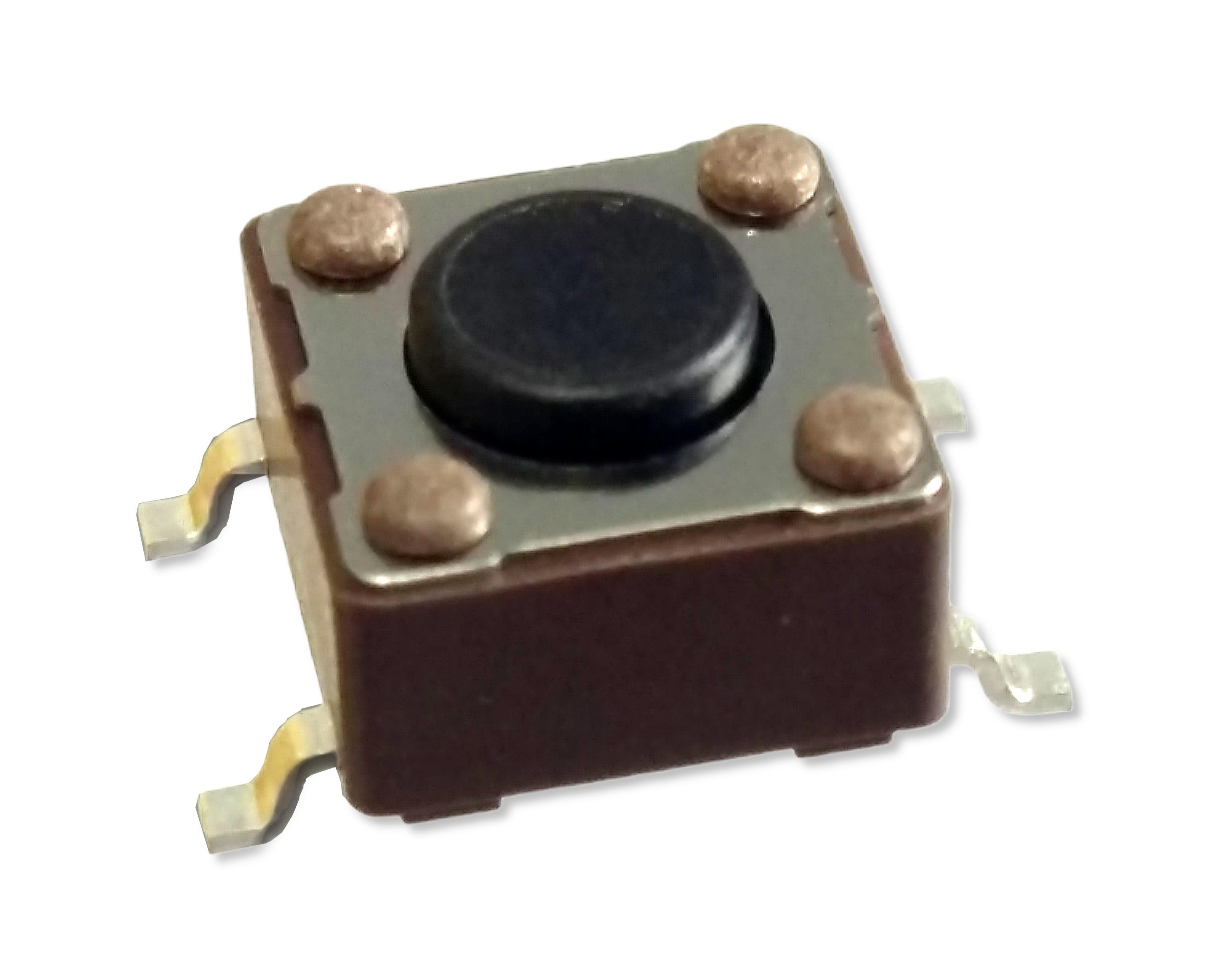 Multicomp Pro Mptsm-62N-V Tactile Switch, 0.05A, 12Vdc, Smd, 160Gf