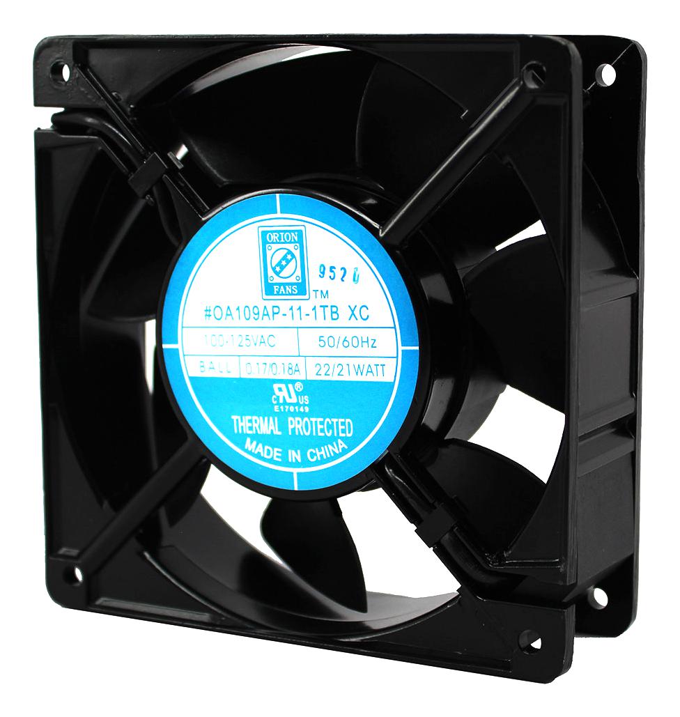 Orion Fans Oa109Ap-11-1Tbxc Ac Fan, Ball, 120mm, 3300Rpm, 115V