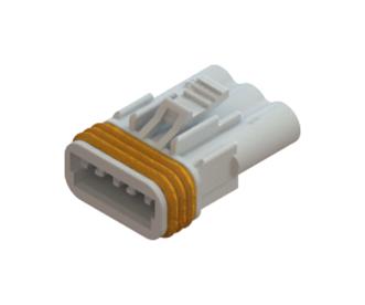 Multicomp Pro Mp013600 Connector Housing, Rcpt, 3Pos, 5.8mm