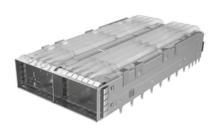 Amphenol Communications Solutions Ue62C2624021E1 Connector, Qsfp Cage, 1X2 Gang, Press Fit