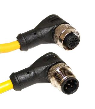 Mueller Electric C5Bd06M010 Sensor Cord, M12 R/a Plug-R/a Rcpt, 10M