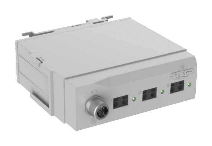 Stego 07200.2-00 Sensor Distribution Box, M12 Connector, 3Port