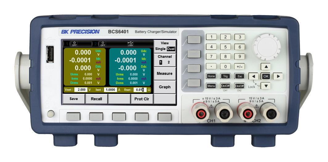 B&K Precision Bcs6401 Bench Power Supply, 2O/p, 5A, 9V