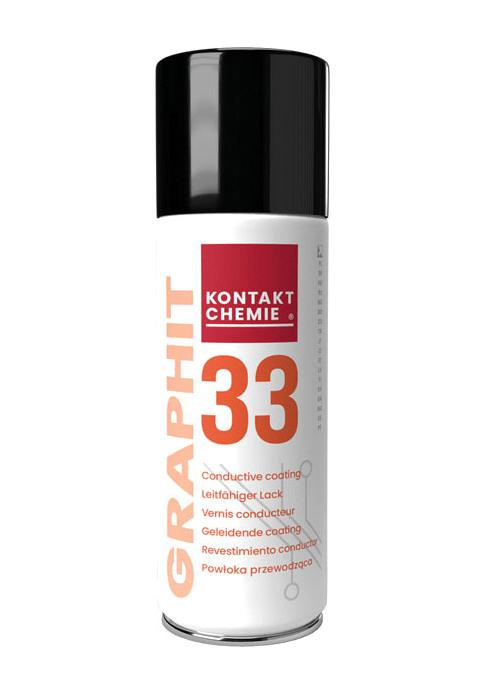 Kontakt Chemie Graphit 33, 200Ml Conductive Coating, Aerosol, 200Ml