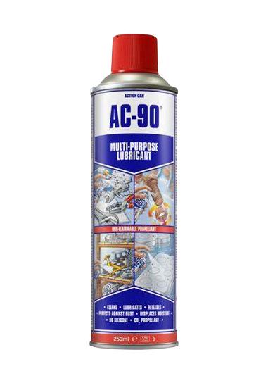 Action Can Ac-90, 250Ml Lubricant, Aerosol, Yellow, 250Ml