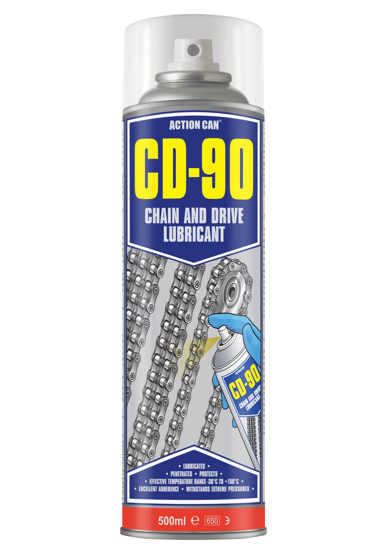 Action Can Cd-90, 500Ml Lubricant, Aerosol, 500Ml