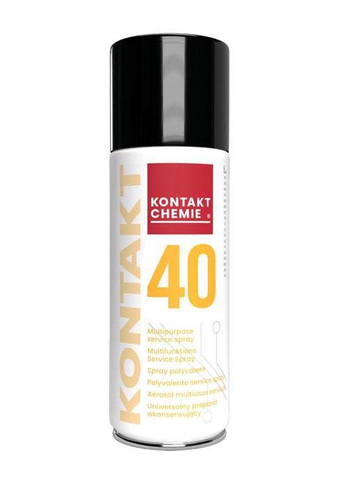 Kontakt Chemie Kontakt 40, 400Ml Lubricant, Aerosol, 400Ml