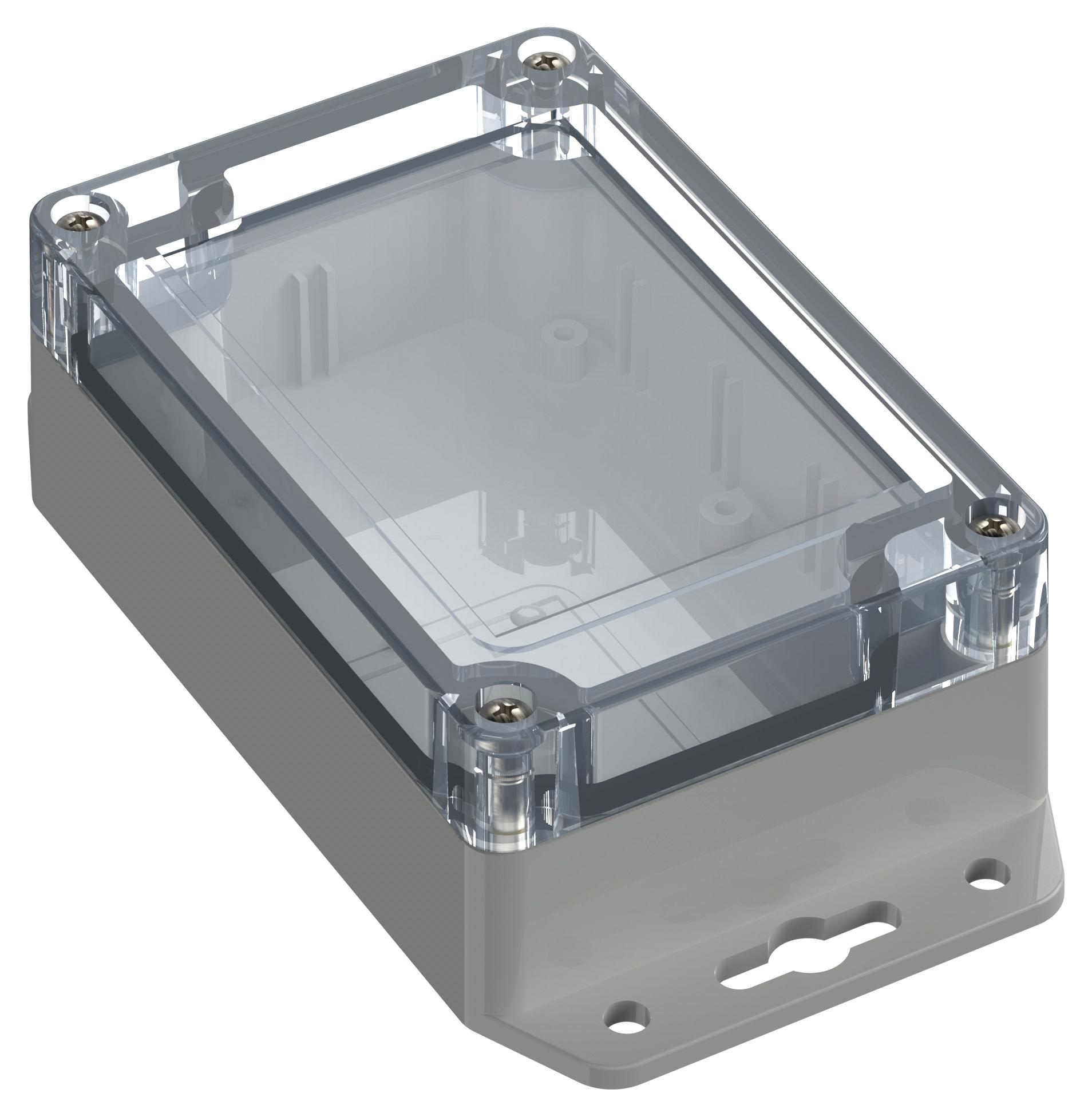 Multicomp Pro Mp011626 Enclosure, Abs, Pc, Grey, Transparent