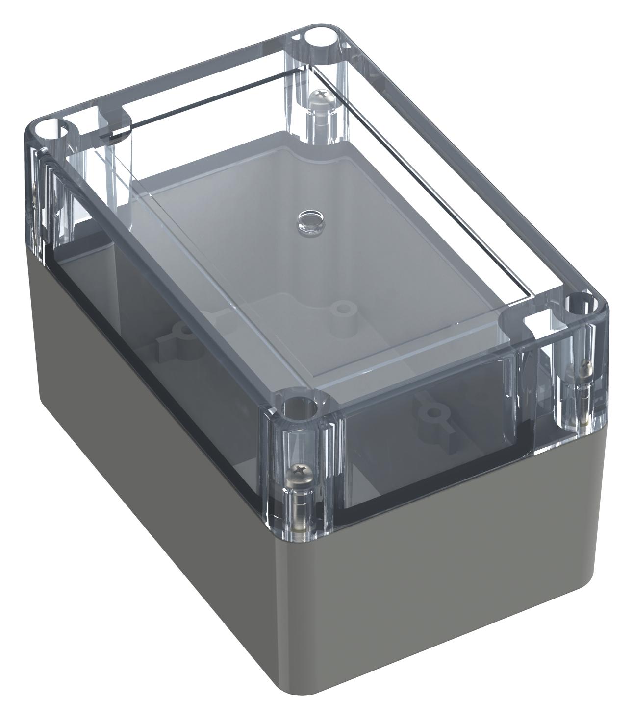 Multicomp Pro Mp011650 Enclosure, Abs, Pc, Grey, Transparent