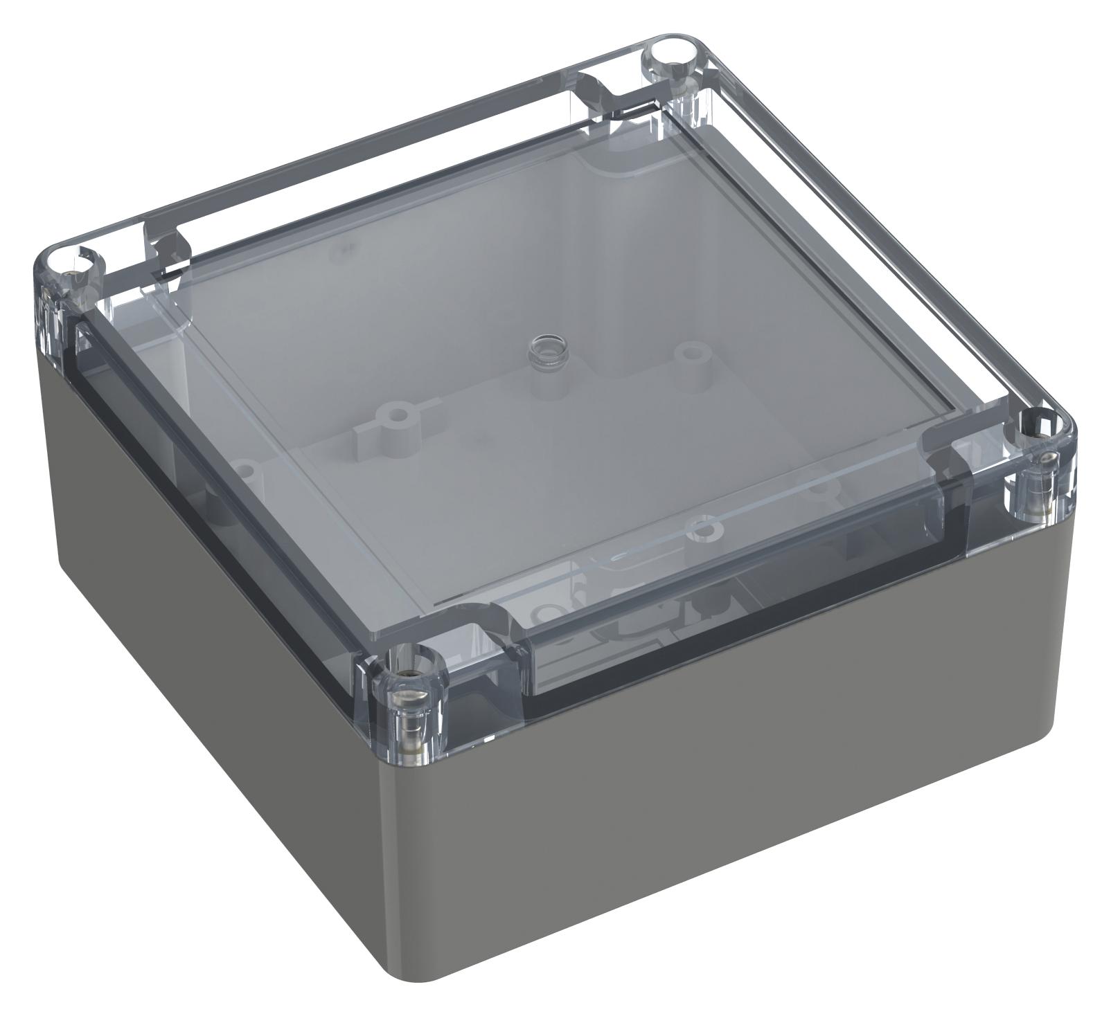 Multicomp Pro Mp011654 Enclosure, Abs, Pc, Grey, Transparent