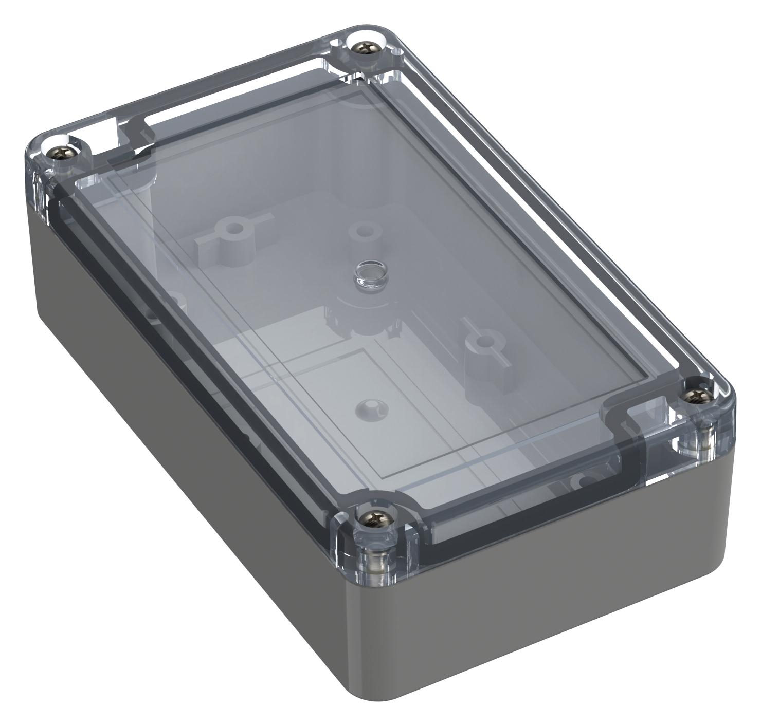 Multicomp Pro Mp011658 Enclosure, Abs, Pc, Grey, Transparent