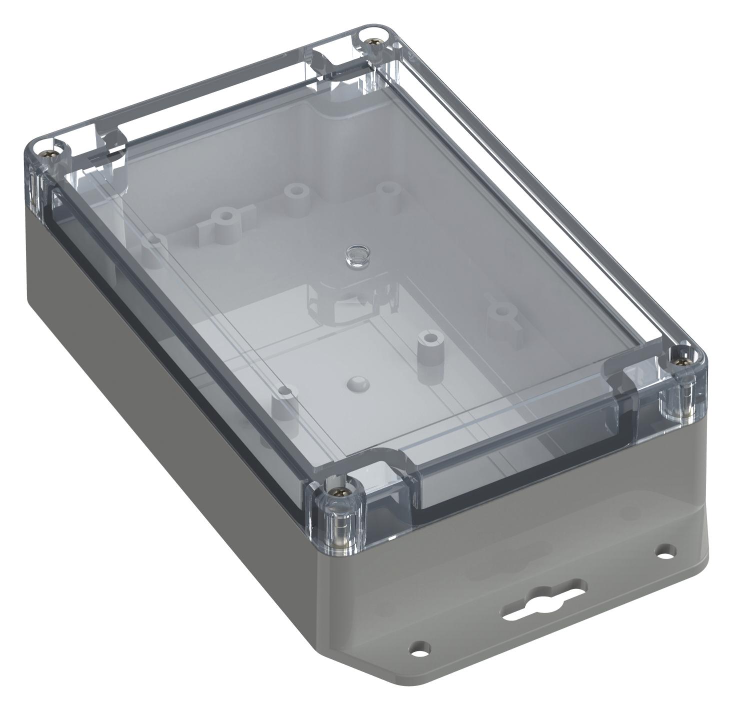 Multicomp Pro Mp011666 Enclosure, Abs, Pc, Grey, Transparent