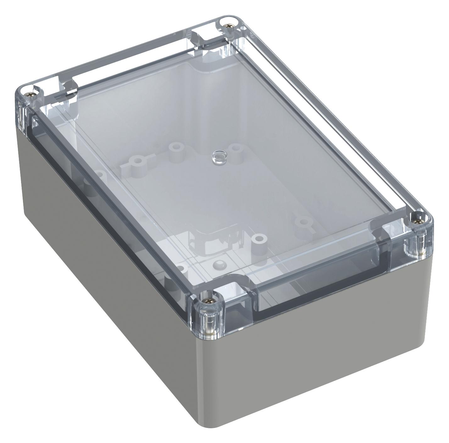 Multicomp Pro Mp011670 Enclosure, Abs, Pc, Grey, Transparent