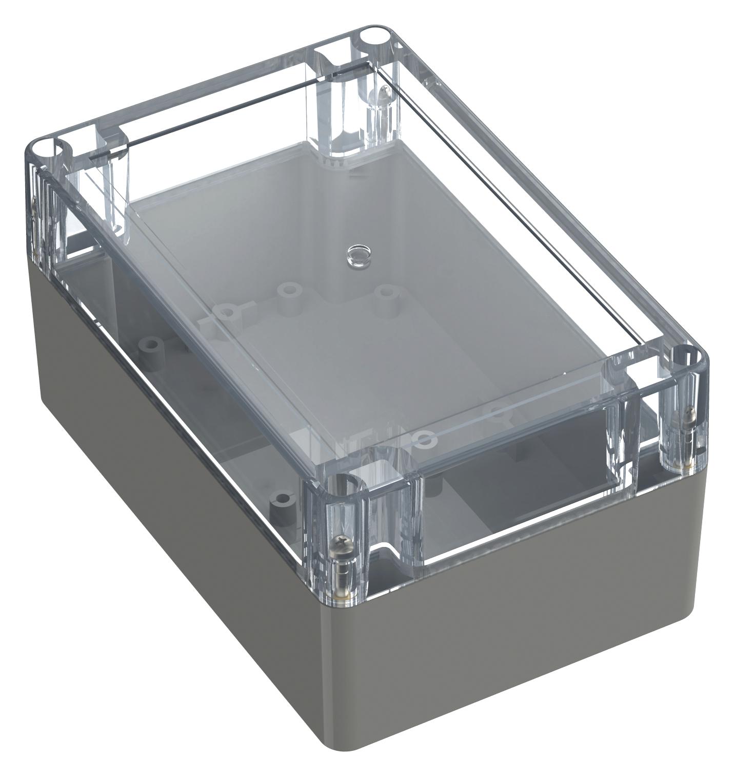 Multicomp Pro Mp011678 Enclosure, Abs, Pc, Grey, Transparent