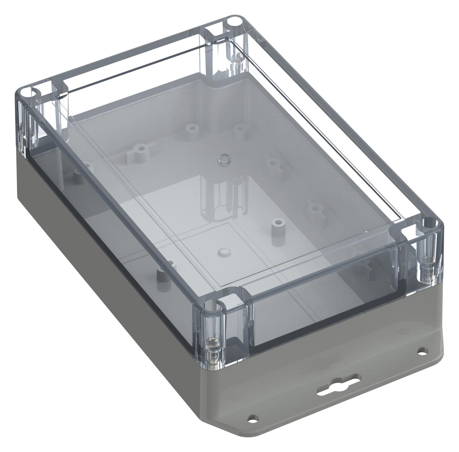 Multicomp Pro Mp011686 Enclosure, Abs, Pc, Grey, Transparent