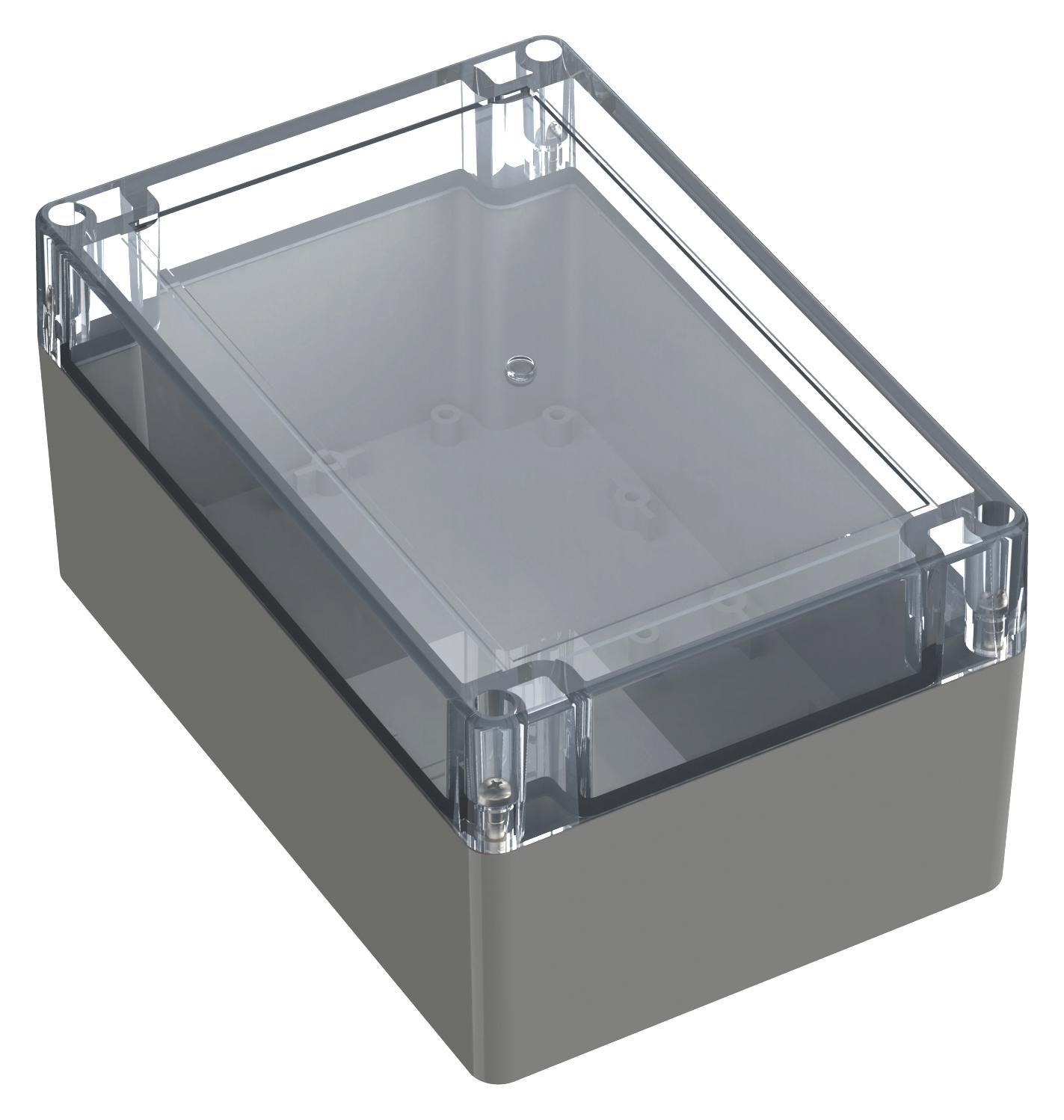 Multicomp Pro Mp011690 Enclosure, Abs, Pc, Grey, Transparent