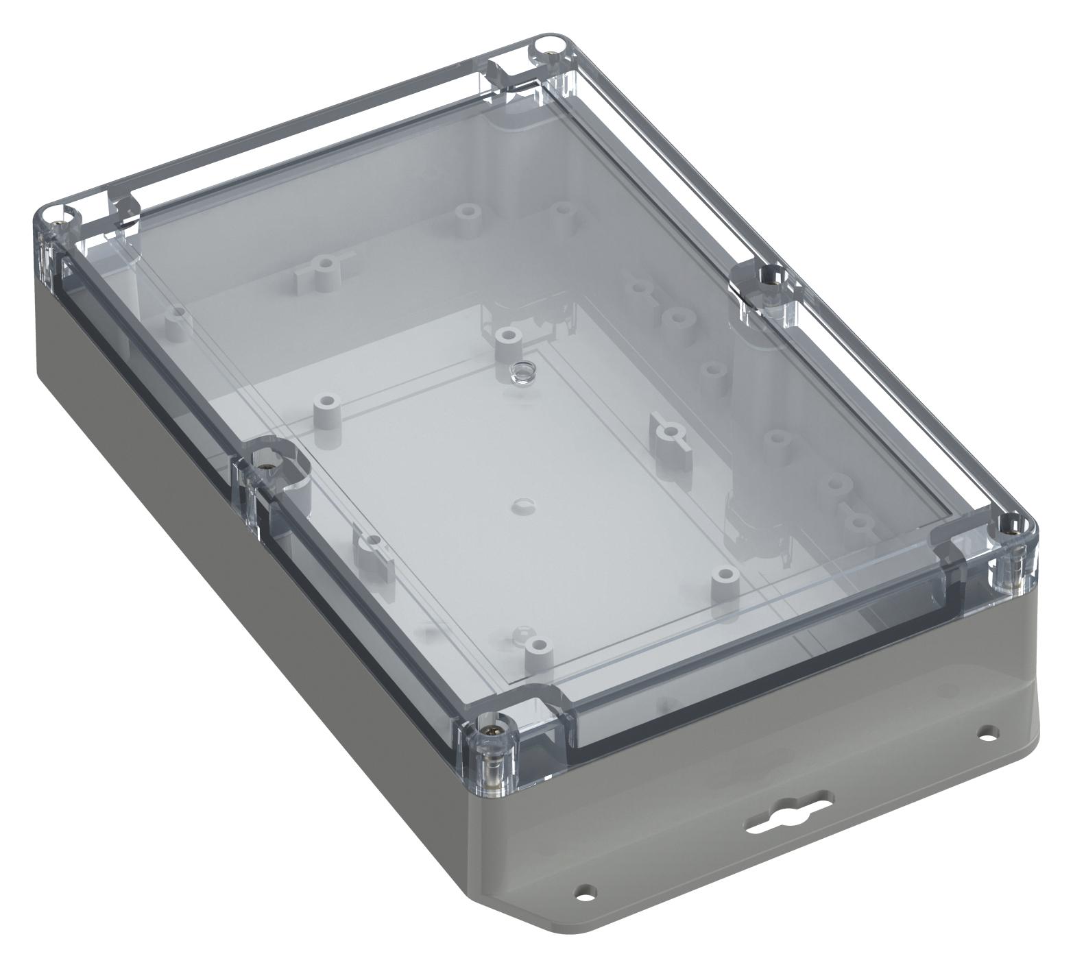 Multicomp Pro Mp011697 Enclosure, Pc, Grey, Transparent