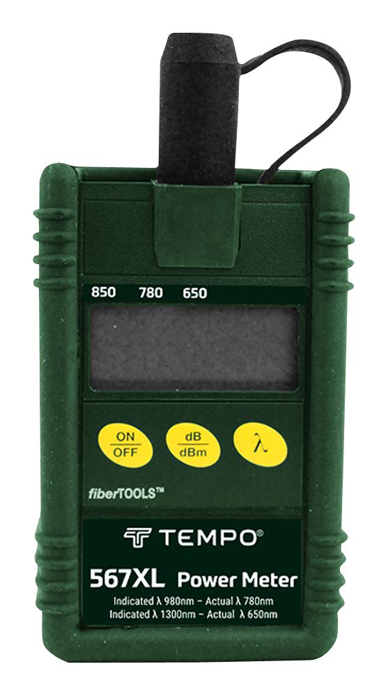 Tempo 567Xl Fiber Optic Power Meter, -60Dbm To 3Dbm