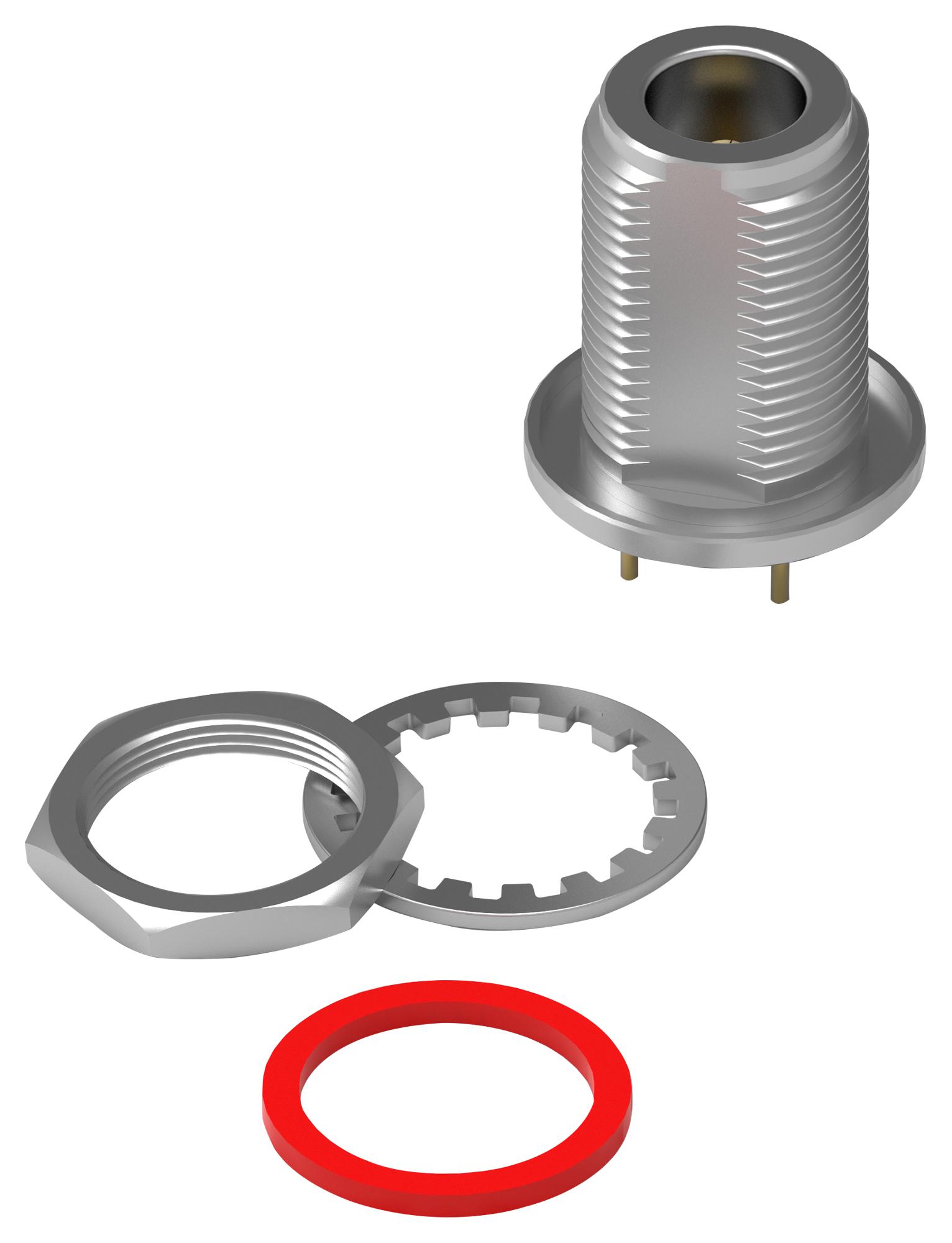 WÃ¼rth Elektronik 60412052241504 Rf Coax Connector, N Jack, 50 Ohm, Panel