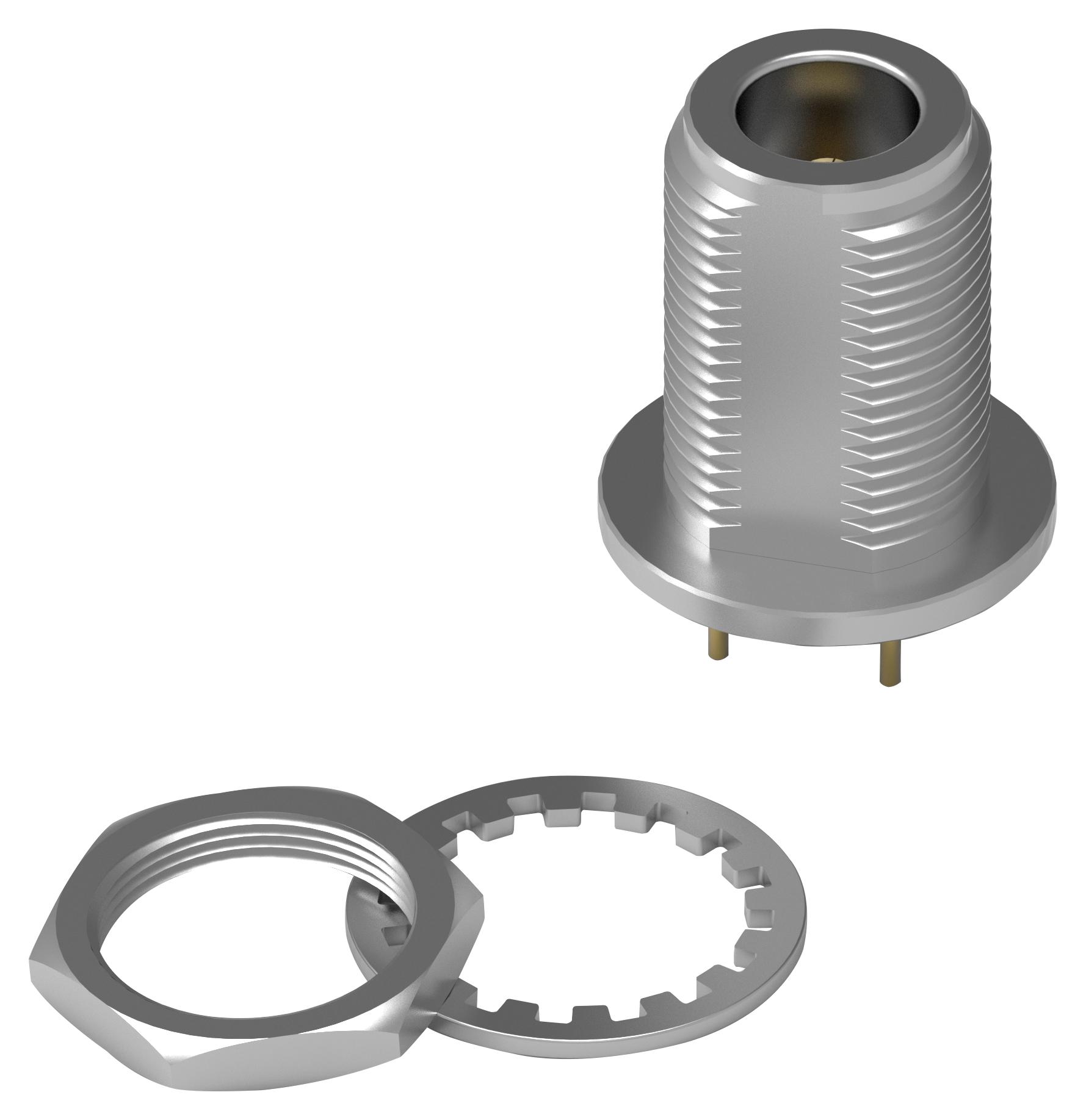 WÃ¼rth Elektronik 60412042241503 Rf Coax Connector, N Jack, 50 Ohm, Panel