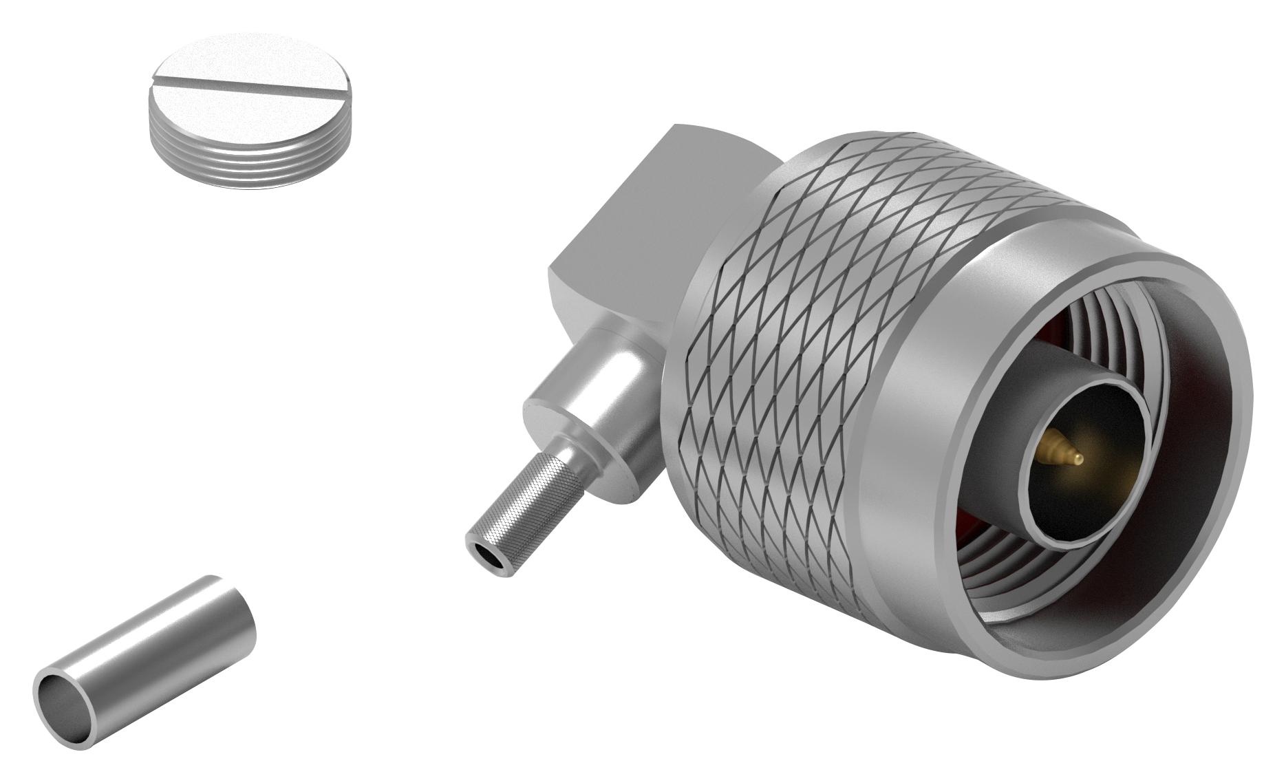 WÃ¼rth Elektronik 60436022210121 Rf Coax Connector, N R/a Plug, 50 Ohm, Cable