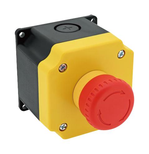 IDEC Yb1W-Yw1B-V4E02R-Y0 Emergency Stop Switch, Dpst-Nc, Ip65