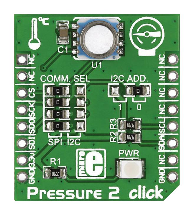 MikroElektronika Mikroe-1880 Pressure 2 Click Add-On Board