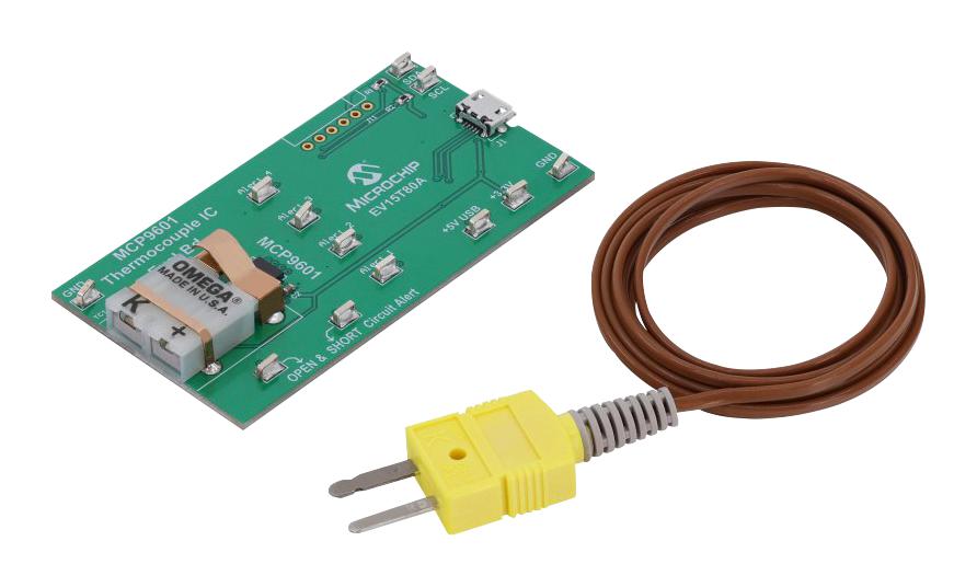 Microchip Technology Technology Ev15T80A Eval Brd, Thermocouple Emf To Temp Conv