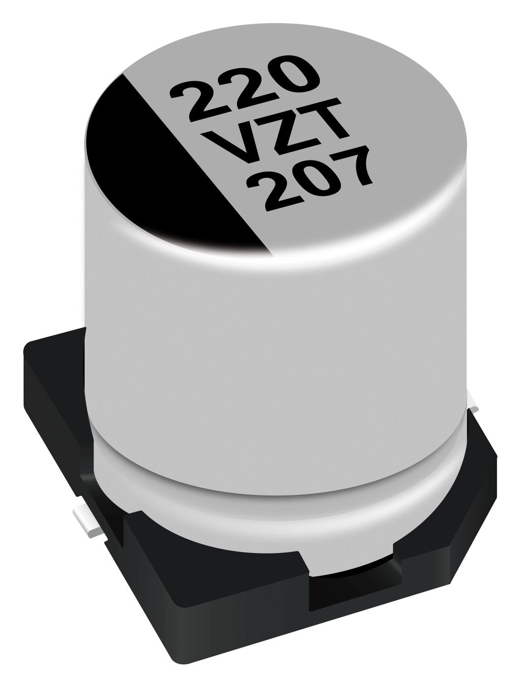 Panasonic Eehzt1V391Up Capacitor, 390Uf, 35V, Alu Elec, Hybrid, Smd