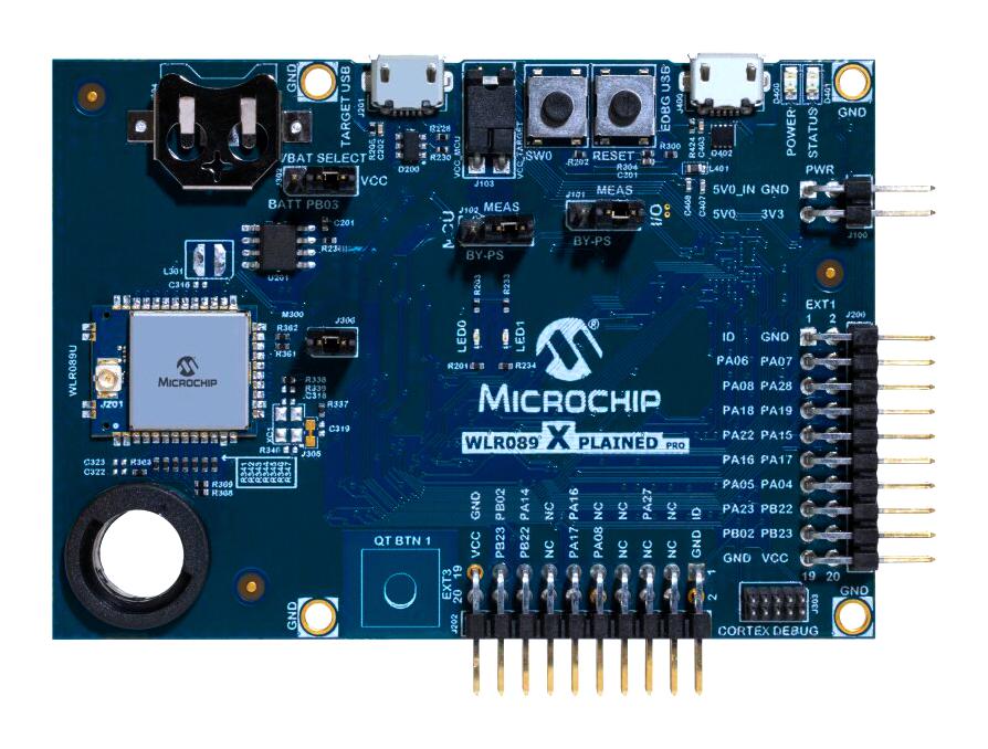 Microchip Technology Technology Ev23M25A Xplained Pro Evaluation Kit, Lora Tx Rx