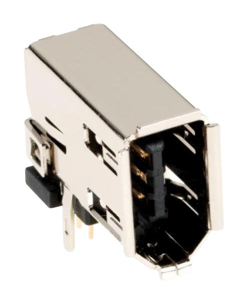 3M 3E106-1230 Kv A/v Connector, Ieee 1394, Plug, 6Pos, Tht