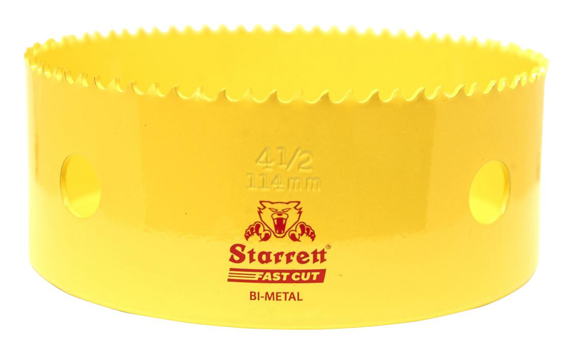 Starrett Fch0412 Holesaw, Bi-Metal, 114mm, 41mm