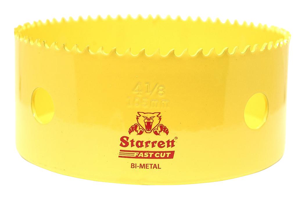 Starrett Fch0418 Holesaw, Bi-Metal, 105mm, 41mm