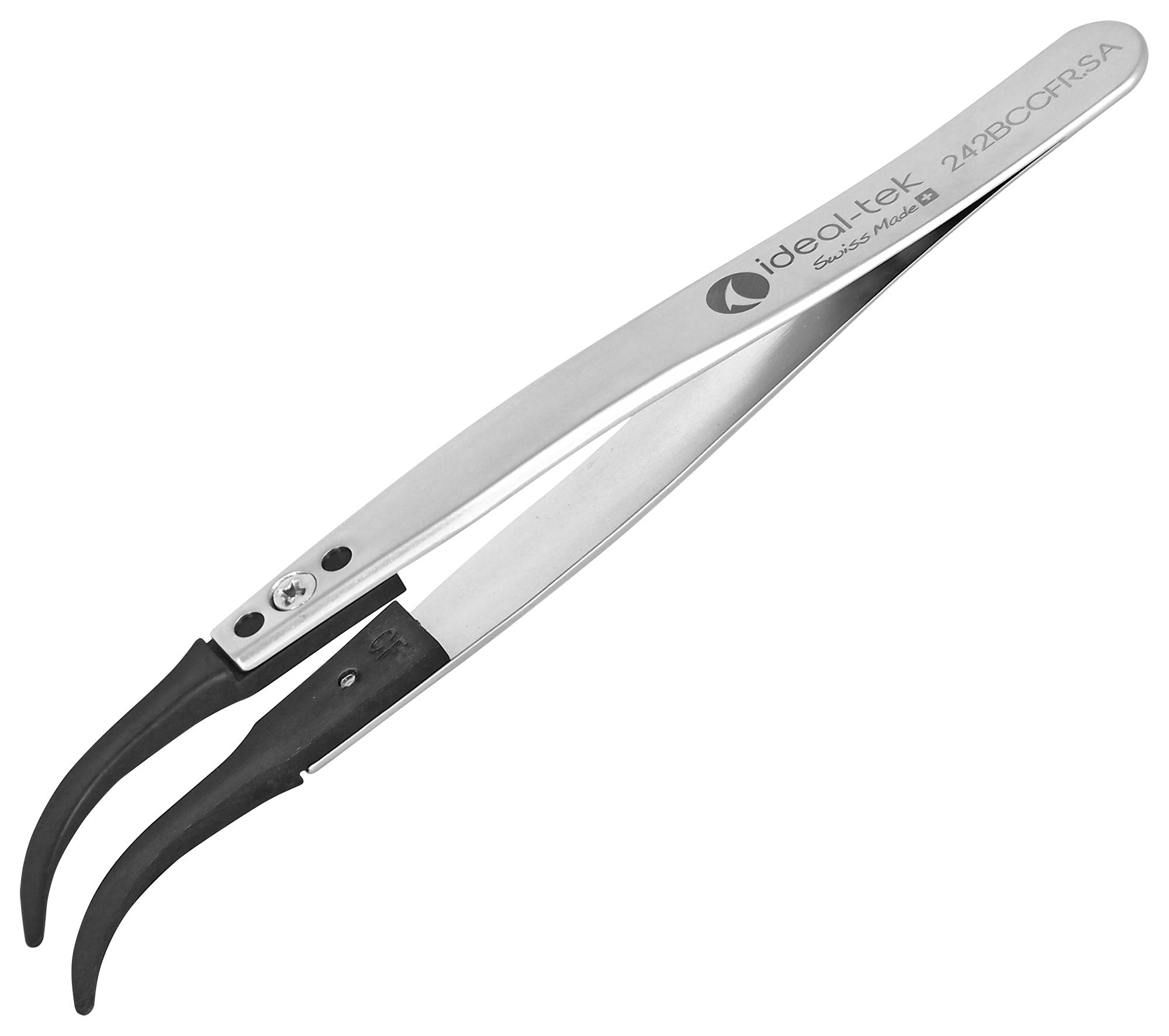 Ideal-tek 242Bccfr.sa.1.it Tweezer, Stainless Steel, 115mm