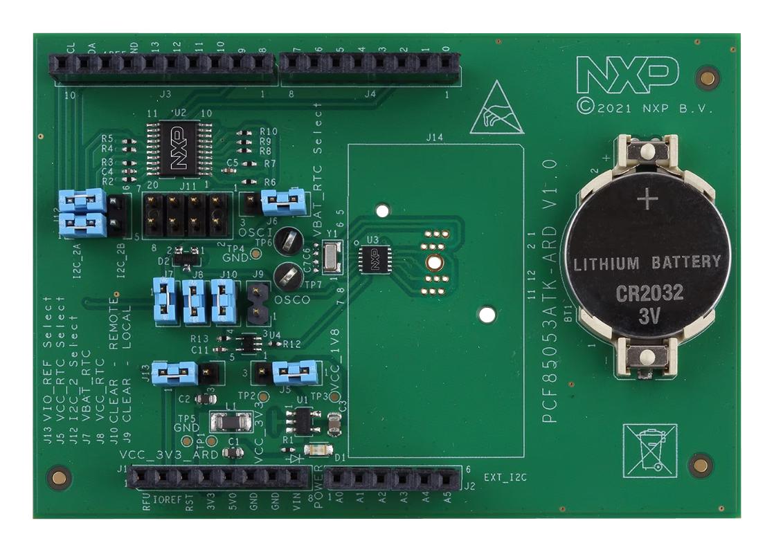 NXP Semiconductors Semiconductors Pcf85053Atk-Ard Evaluation Board, Real Time Clock