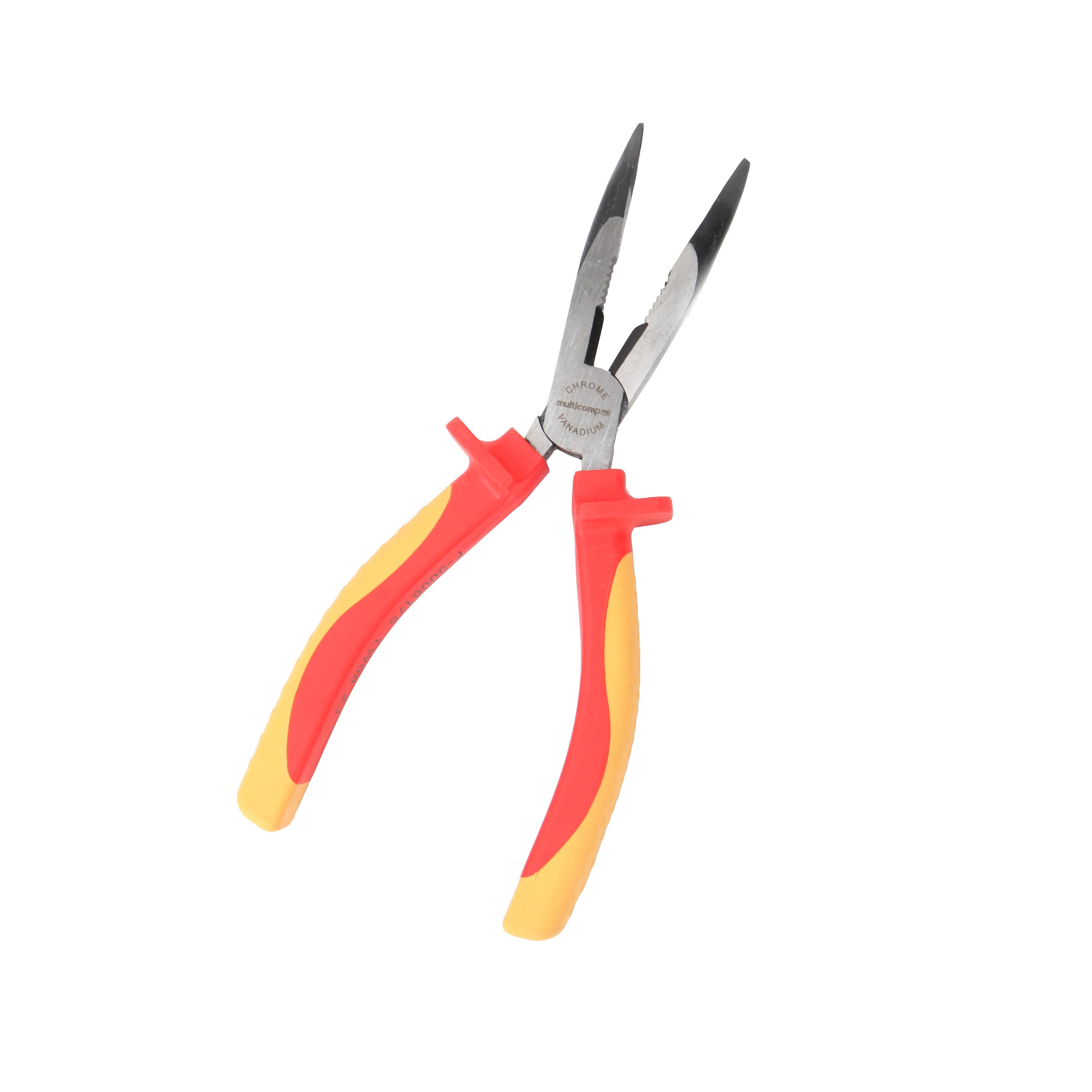 Multicomp Pro Mp-Vde-Bn8 Bent Nose Plier, 203.2mm, Crv