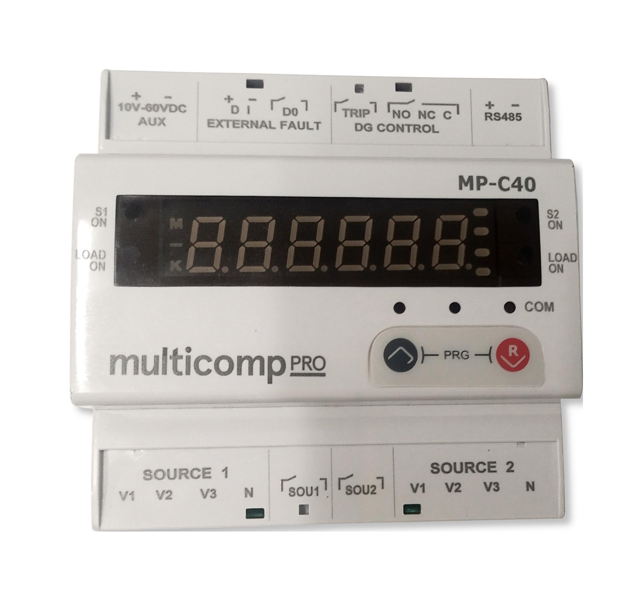 Multicomp Pro Mp-C40 Automatic Transfer Sw Controller, 230Vac