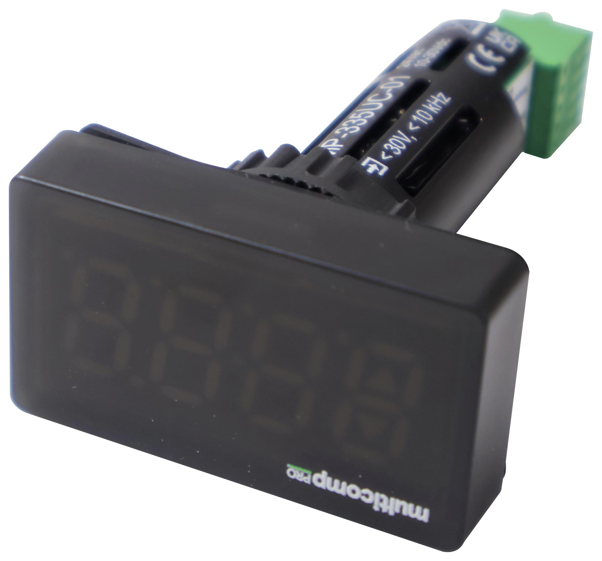 Multicomp Pro Mp-335Uc-01 Panel Meter, 4Digit, 14mm, 10 To 30Vdc