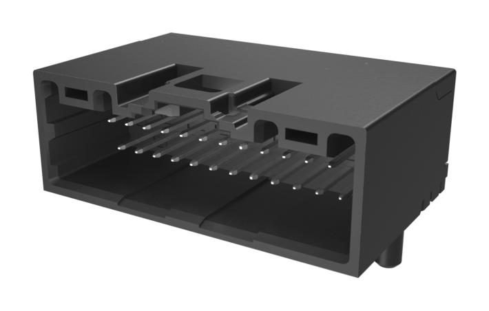 Amphenol Communications Solutions 10168530-124Kalf Connector, R/a Hdr, 24Pos, 2Row, 1.8mm