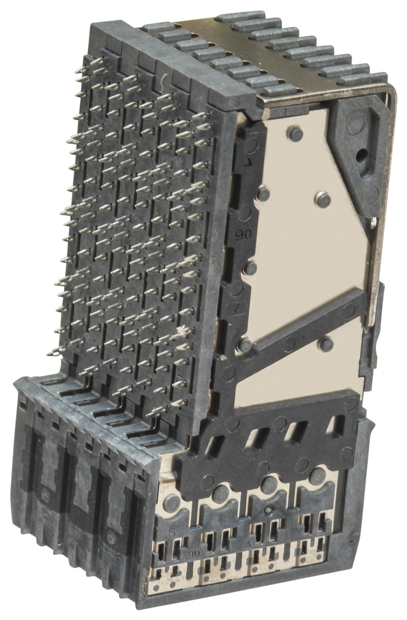 Amphenol Communications Solutions 923400E40H Backplane Connector, Hdr, 8 Col X 4 Diff Pair