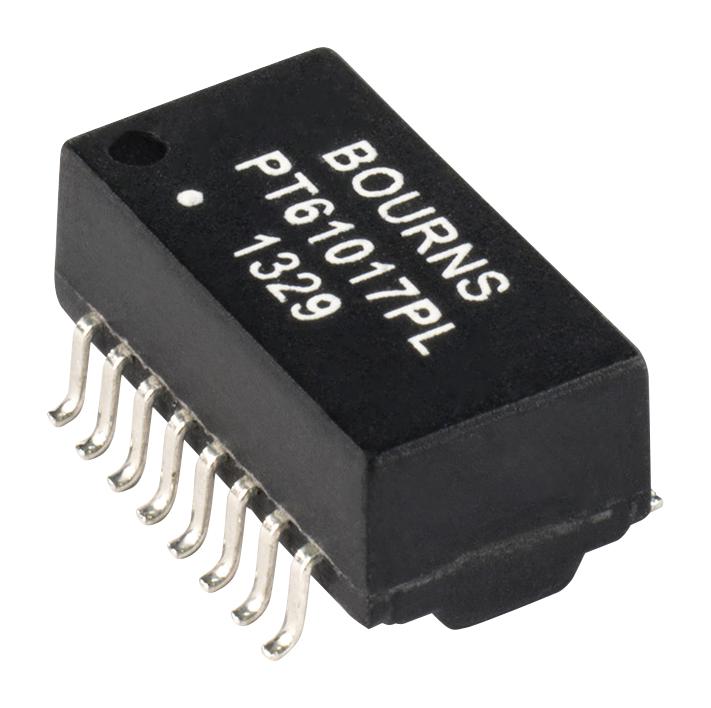 Bourns Pt61017Pel Xfmr, 10/100 Base-Tx, 1.5Kv, Smd